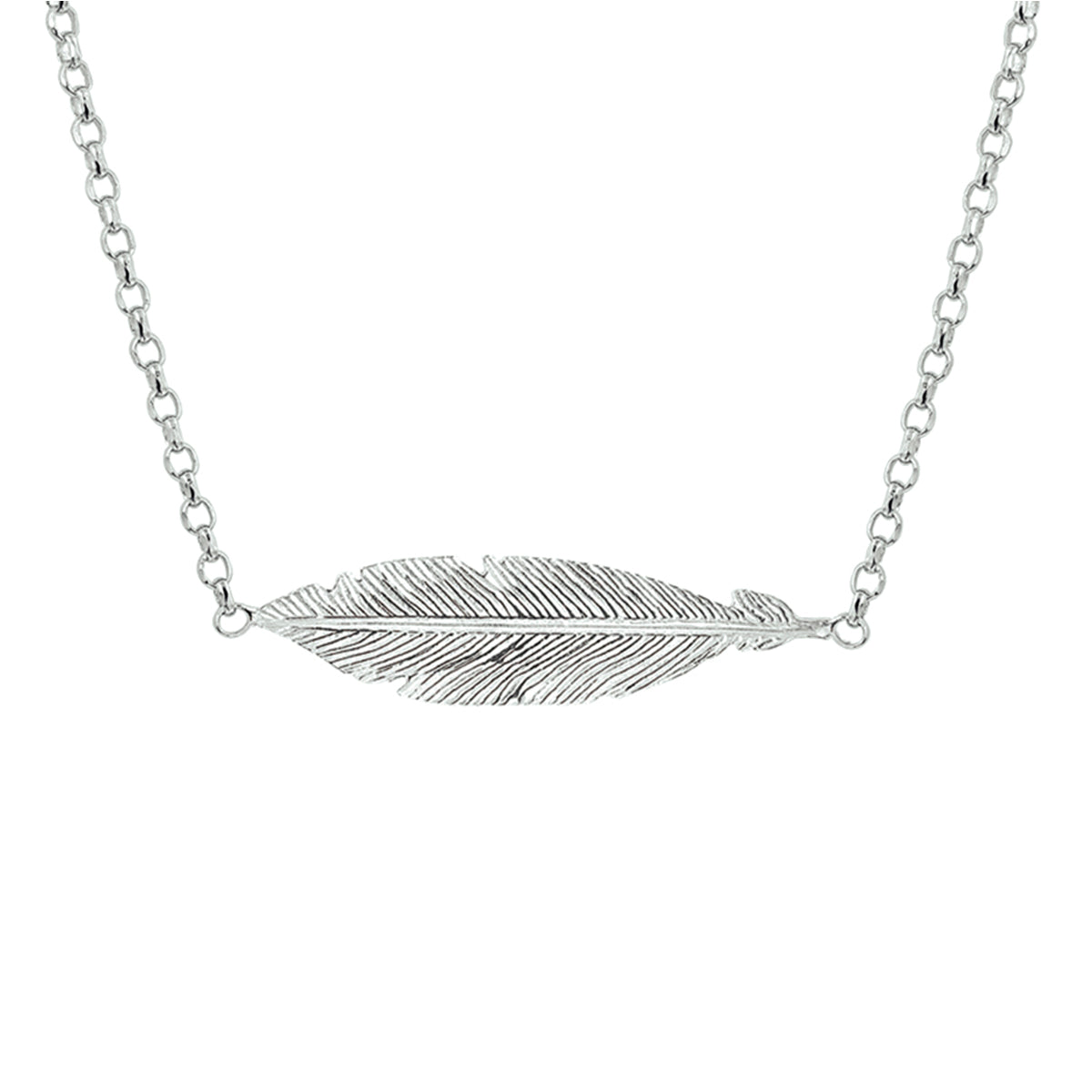 Ketting veer 40,5 + 3 cm 1 micron zilver verguld (geel) of zilver gerhodineerd
