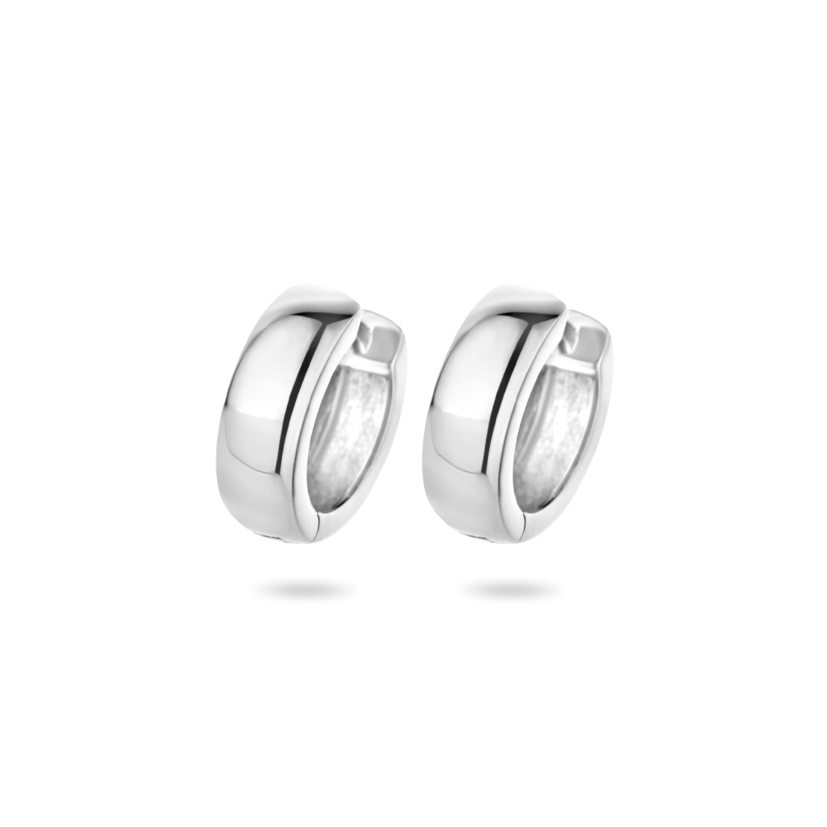 YO&NO klapoorringen 4 mm bol zilver gerhodineerd