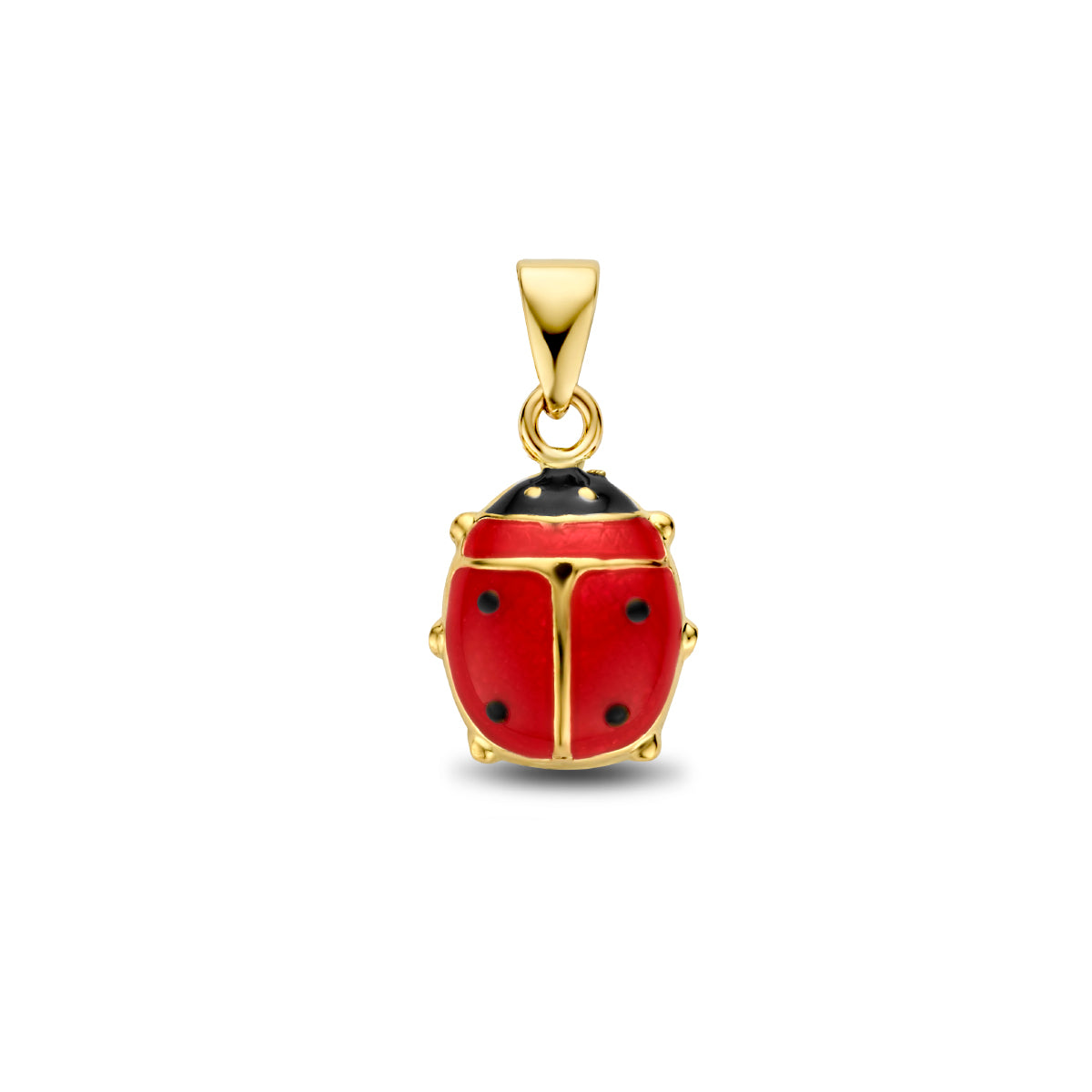 Hanger lieveheersbeestje Goud
