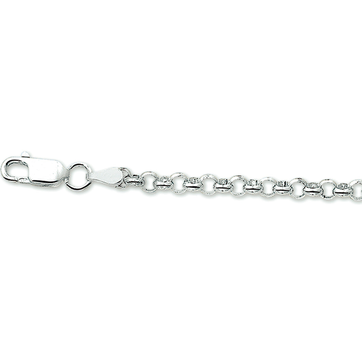 YO&NO jasseron 4,0 mm zilver wit