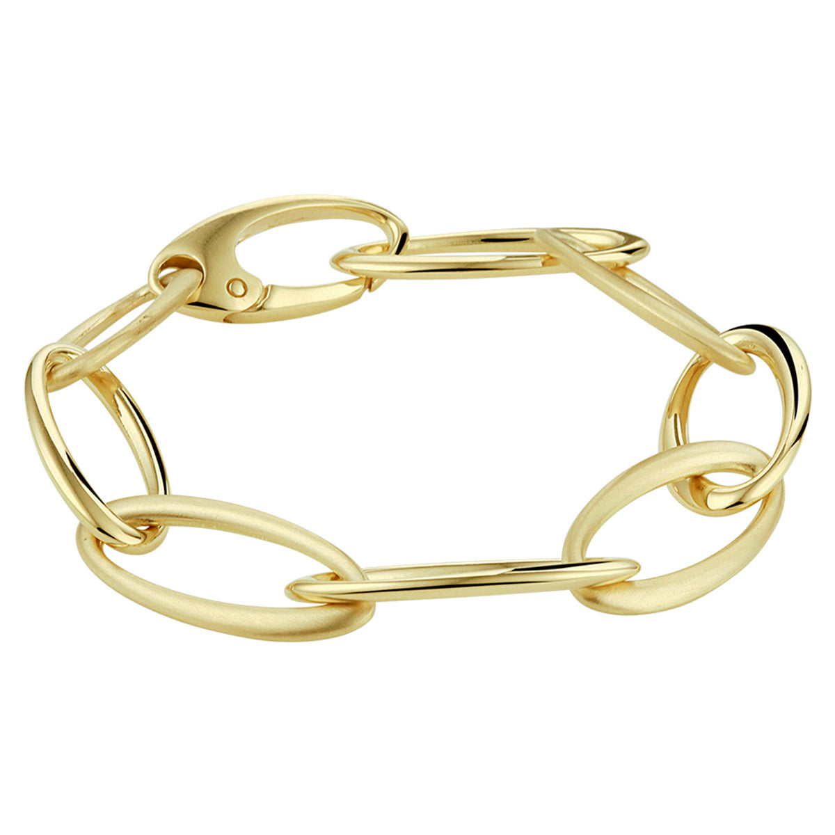 Armband anker 13 mm 21 cm 14k geelgoud
