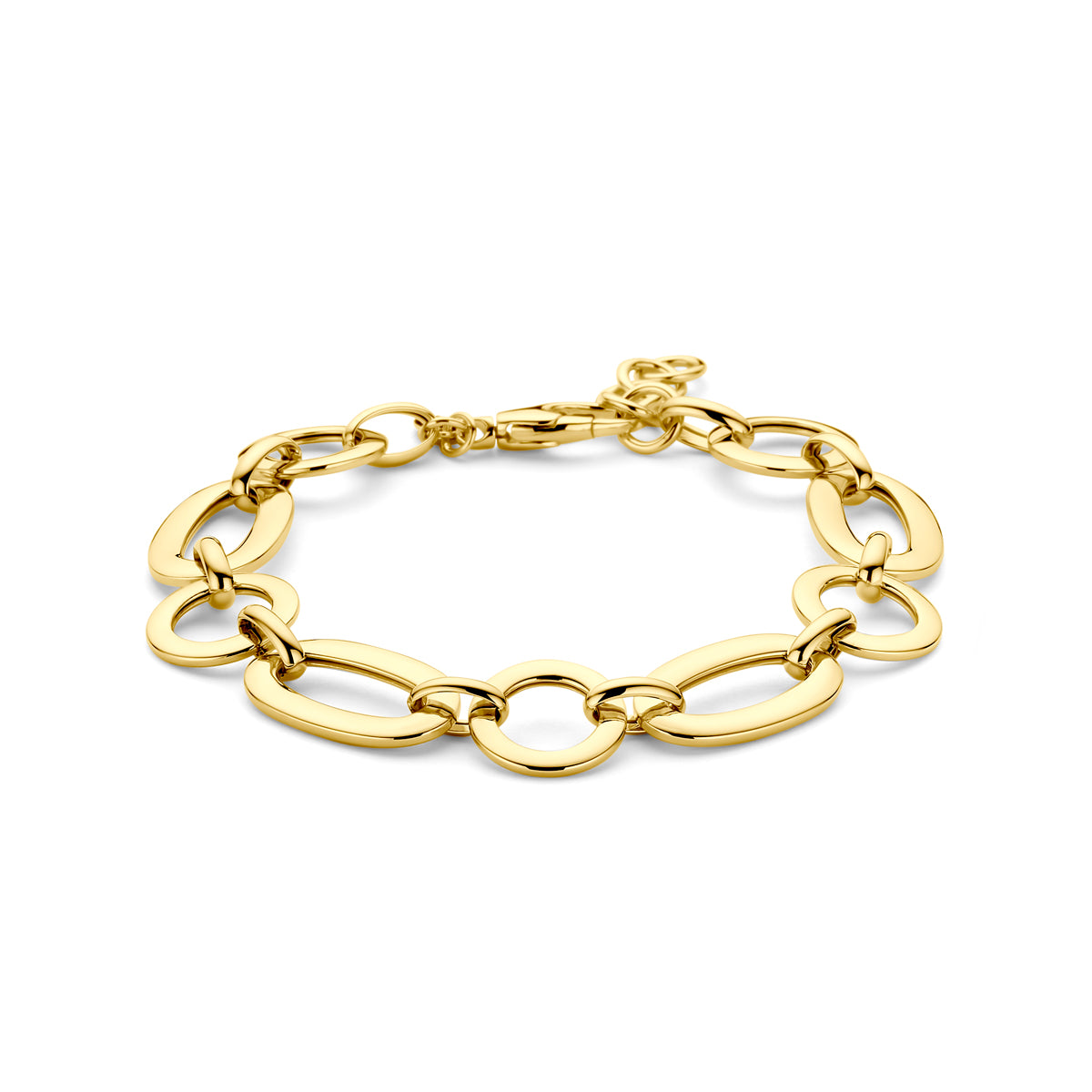 Armband anker 12,8 mm 14k geelgoud