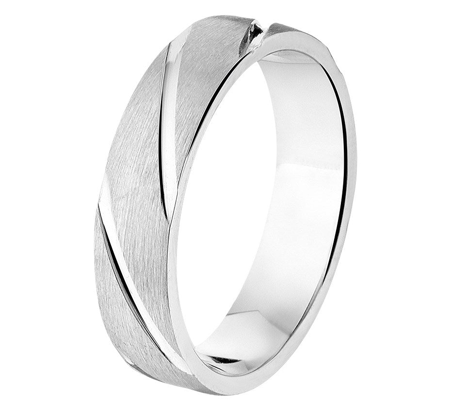 Zilveren relatiering 5 mm, 4,6 gram