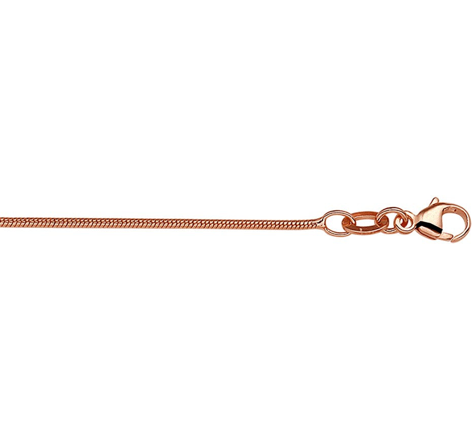 Gouden ketting, slang 1,2 mm 42 cm – 14 karaat