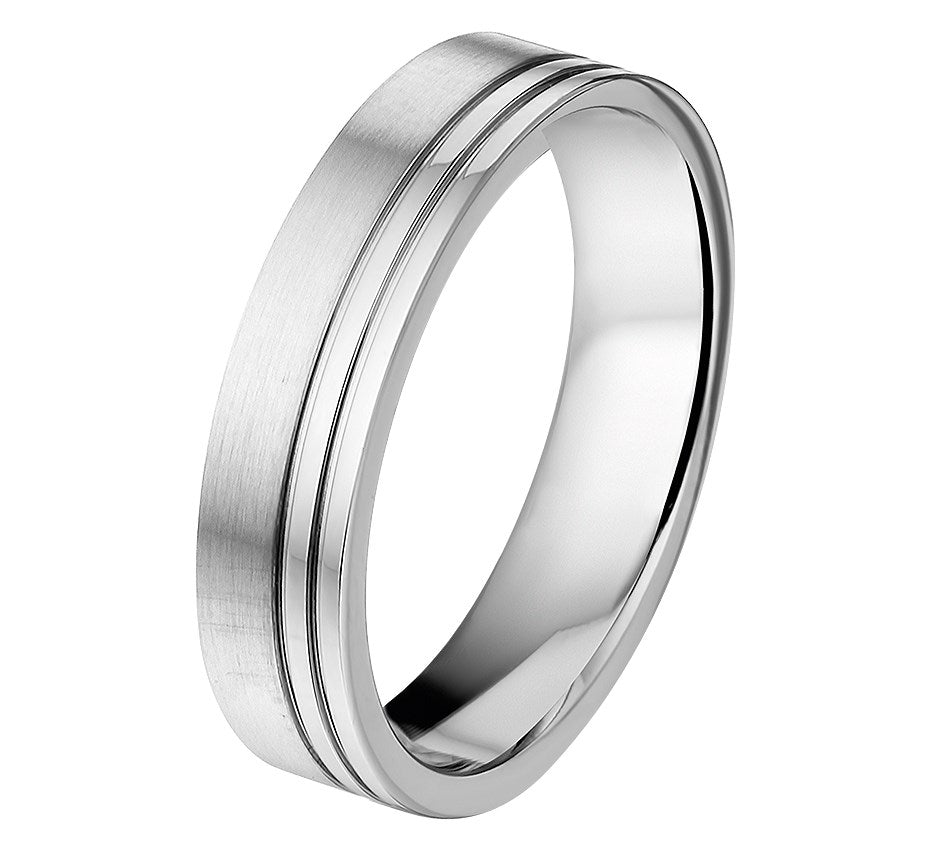 Stalen relatiering A502, 5,5 mm, zonder steen