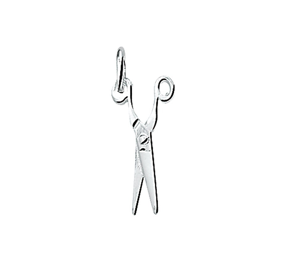 Zilveren hanger schaar