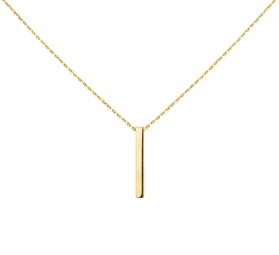 Gouden ketting met balkje – 14 karaat