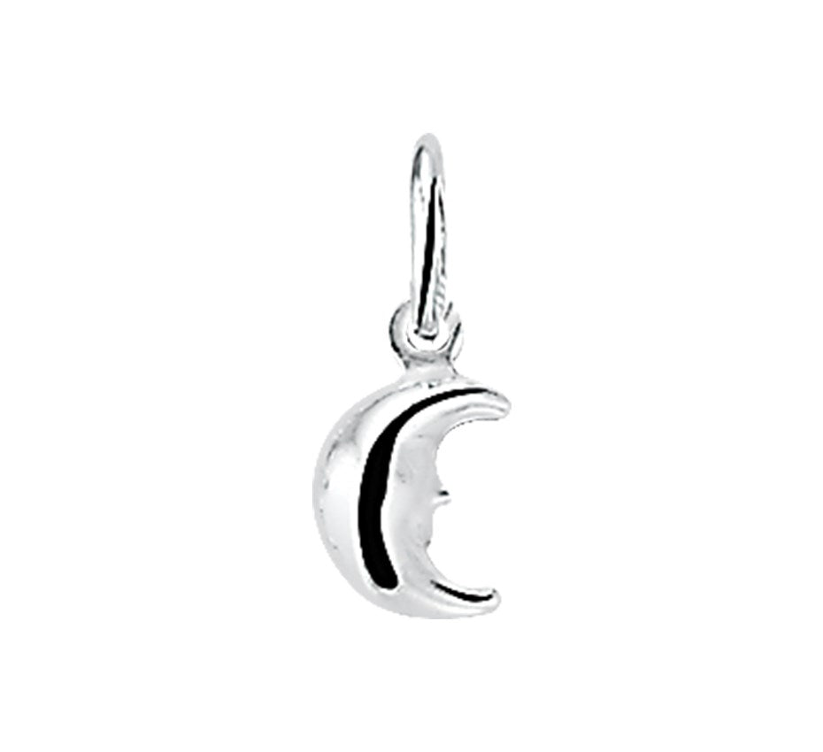 Zilveren hanger maan