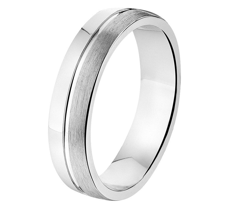 Zilveren relatiering 5 mm, 4,9 gram