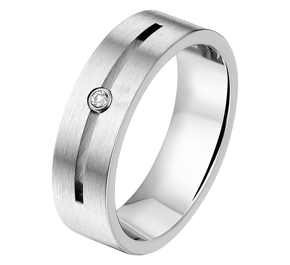 Stalen relatiering A506, 6 mm, met zirkonia