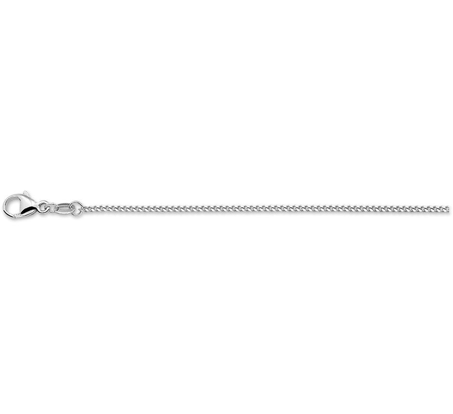 Zilveren gourmetteketting 1,4 mm – 32 + 4 cm