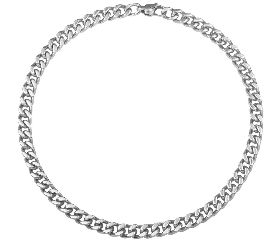 Stalen geslepen gourmetteketting 9,3 mm