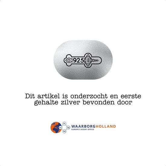 Ring rondje zilver gerhodineerd
