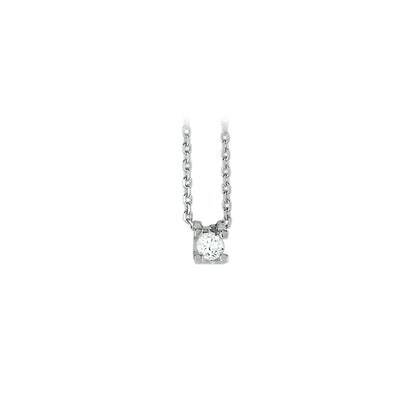 Zilveren ankerketting met zirkonia 4 mm