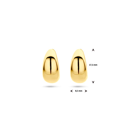 Zilveren stekeroorringen 17,5 mm – close-up van de sluiting