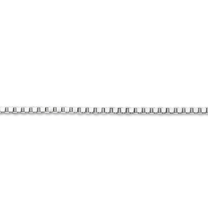 Zilveren venetiaanse ketting 0,9 mm, 32 tot 70 cm – detailfoto