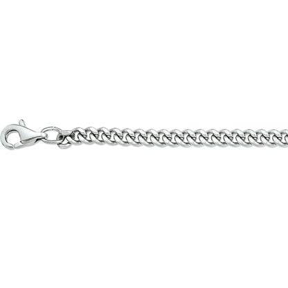 Stalen gourmette ketting 4,3 mm