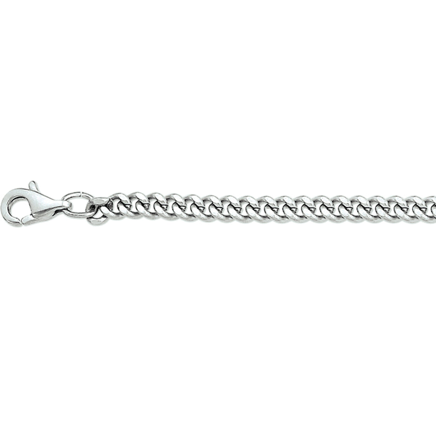 Stalen gourmette ketting 4,3 mm