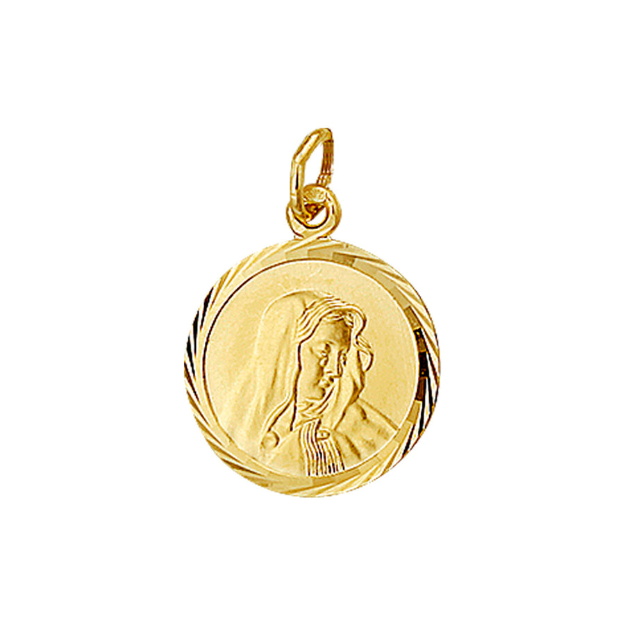 Gouden hanger scapulier – 14 karaat