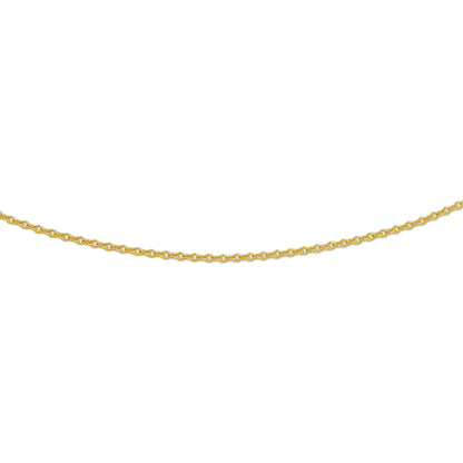 Gouden ronde ankerketting 1,2 mm – 14 karaat