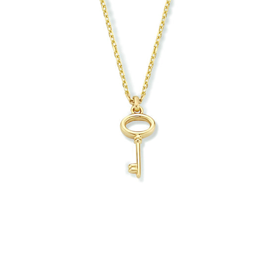 Ketting Anker Sleutel 0,8mm 585 Goud