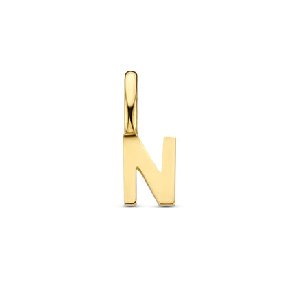 Gouden hanger letter – 14 karaat – extra foto