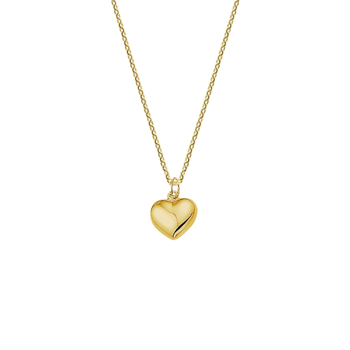 Ketting Anker Hart 1,0mm 585 Goud