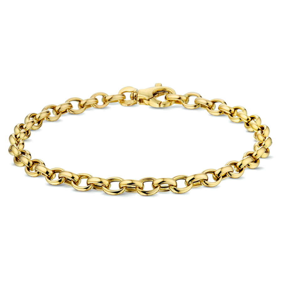 Gouden jasseron armband 4,3 mm – 14 karaat