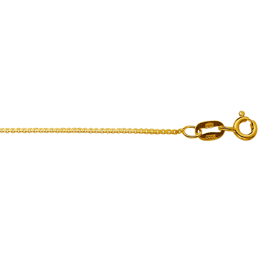 Gouden venetiaanse ketting 0,8 mm – 14 karaat