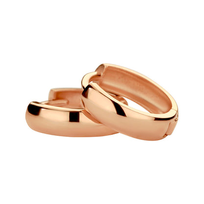 Gouden klapoorringen 3,2 mm – 14 karaat – detail