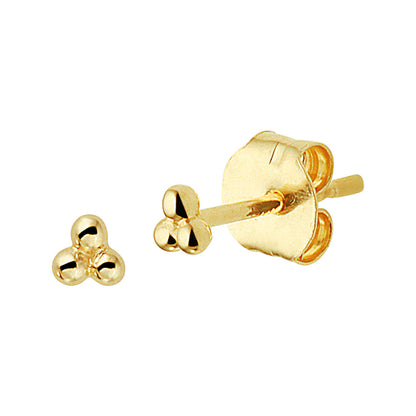 Gouden oorknopjes bol 2,5 mm – 14 karaat