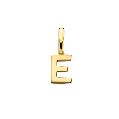 Gouden hanger letter – 14 karaat – extra foto