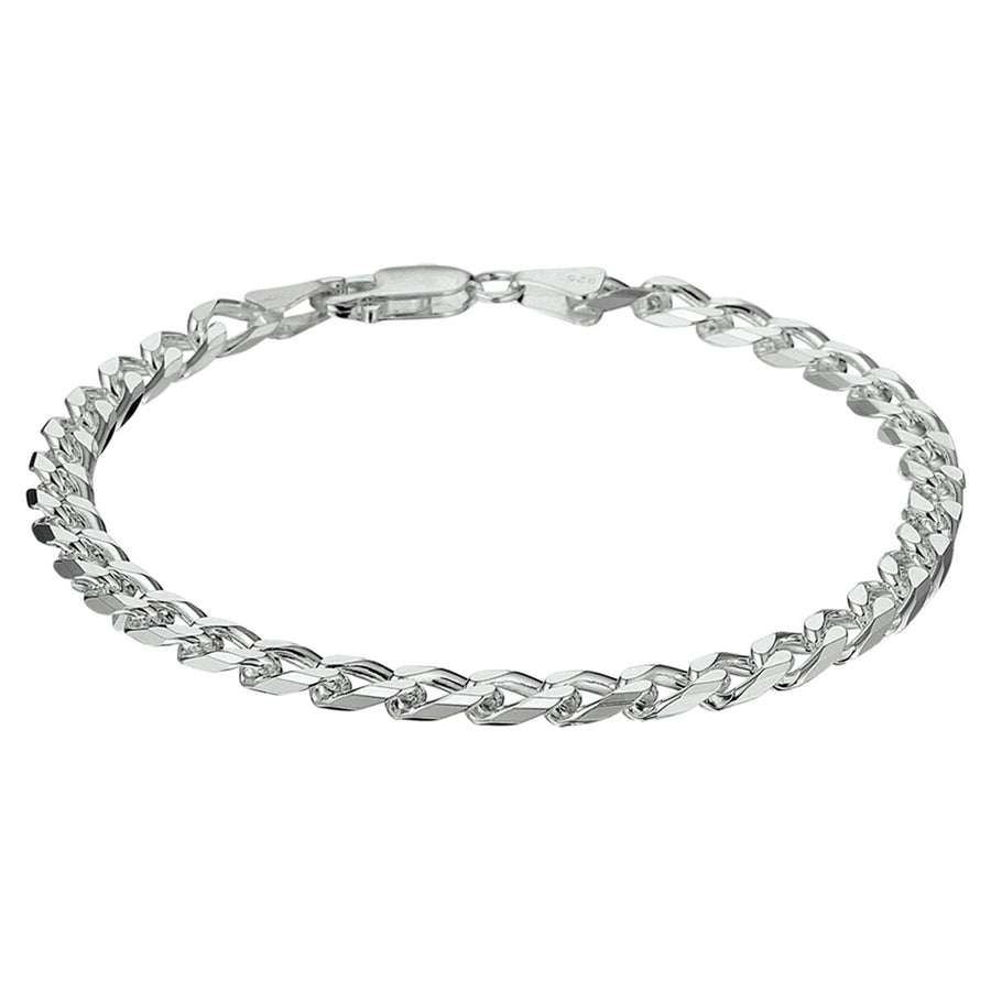 Zilveren gourmette ketting 5 mm