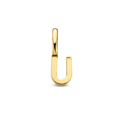 Gouden hanger letter – 14 karaat – extra foto