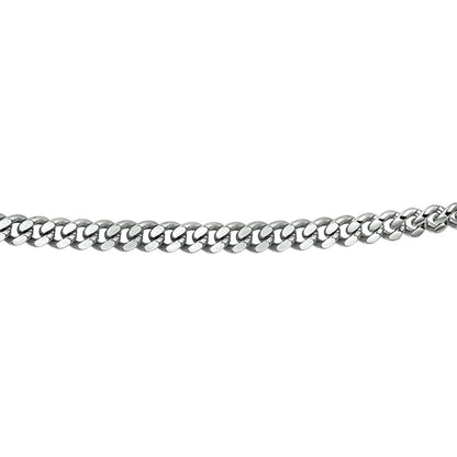 Stalen gourmette ketting 4,3 mm – detailfoto