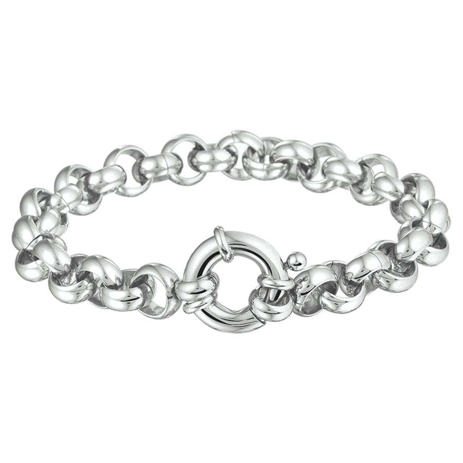 Stalen jasseron armband 9 mm