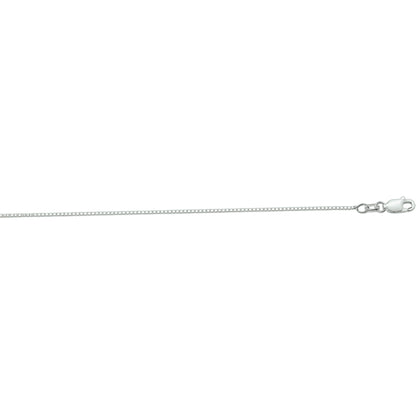 Zilveren venetiaanse ketting 1,1 mm – detailfoto