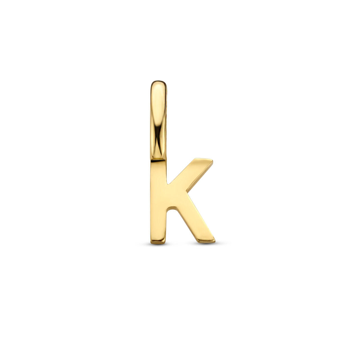 Hanger letter 14K geelgoud