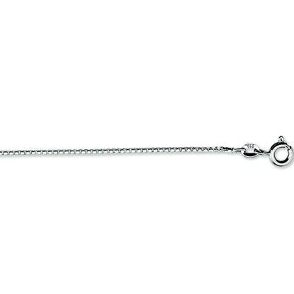 Witgouden venetiaanse ketting 0,8 mm – 14 karaat