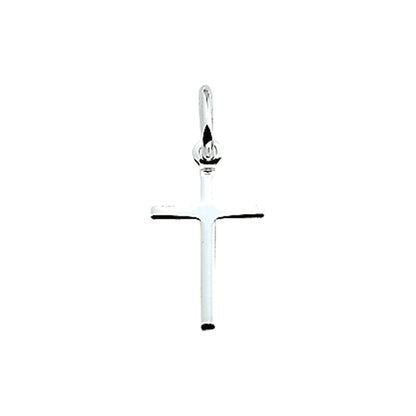 Zilveren hanger kruis 9 mm