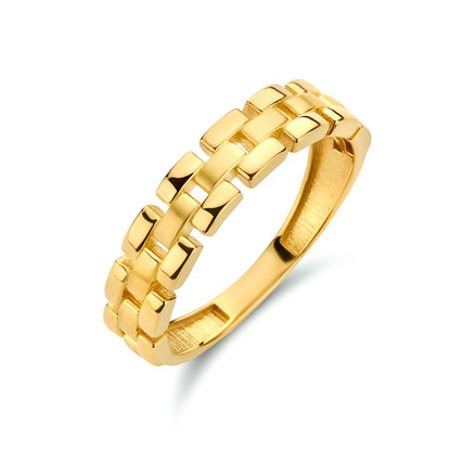 Gouden schakelring – 14 karaat