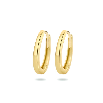 Gouden klapoorringen 13,5 mm – 14 karaat