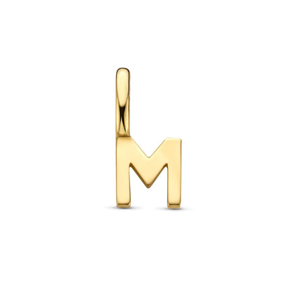 Gouden hanger letter – 14 karaat – extra foto