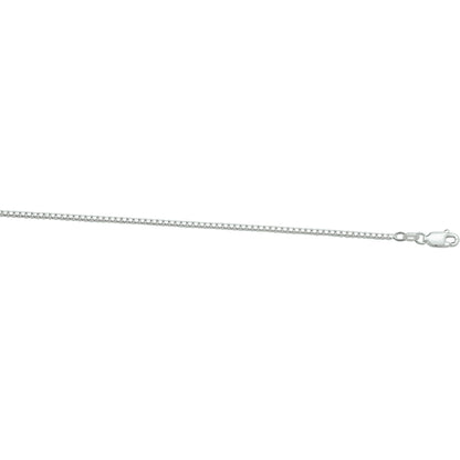 Zilveren venetiaanse ketting 1,4 mm – detailfoto
