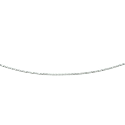 Witgouden venetiaanse ketting 0,6 mm – 14 karaat – detailfoto