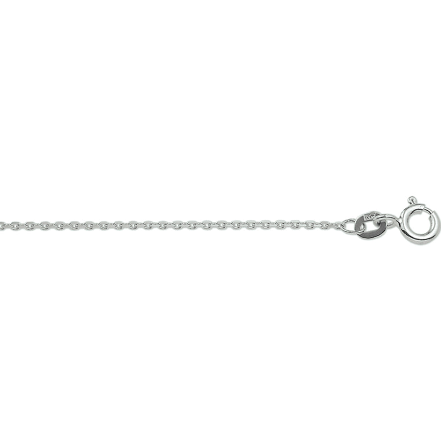 Gouden ankerketting gediamanteerd 1,1 mm