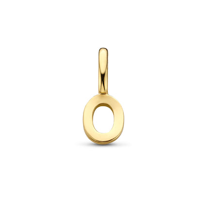 Gouden hanger letter – 14 karaat – extra foto