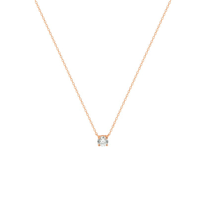Gouden ketting met zirkonia – 14 karaat – achterzijde
