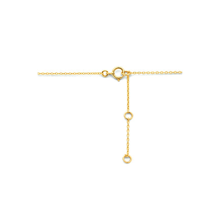 Gouden ketting met infinity – 14 karaat – detailfoto
