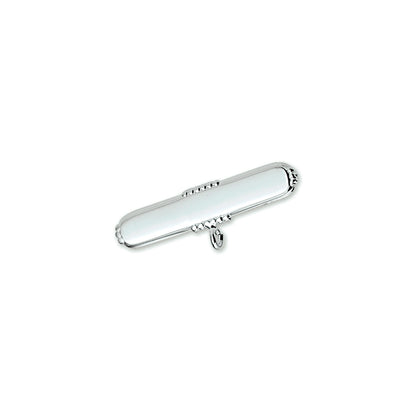Zilveren broche, gediamanteerd